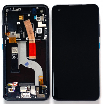 Дисплей (Экран) Asus ZS590KS Zenfone 8 I006D с тачскрином (сенсором) черный с рамкой Оригинал