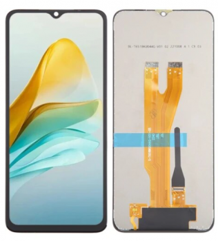 Дисплей (Экран) ZTE Blade A53, Blade A53 Plus с тачскрином (сенсором) черный