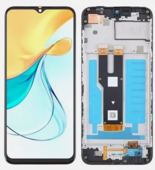 Дисплей (Экран) ZTE Blade V50 Design 4G 8050 с тачскрином (сенсором) черный с рамкой