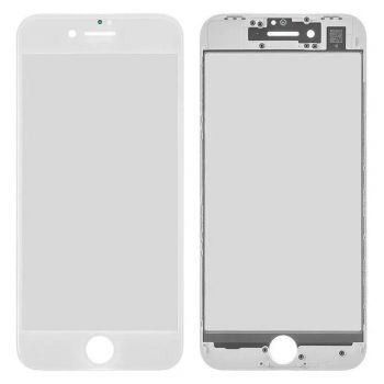 Cтекло дисплея Apple IPhone SE 2022 A2783, A2595, A2785 белое Оригинал