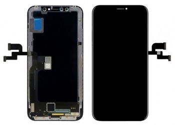 Дисплей (Экран) Apple iPhone XS A2097, A1920, A2100 с тачскрином (сенсором) черный Оригинал