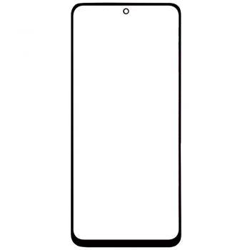 Cтекло дисплея Xiaomi Redmi Note 12S 2303CRA44A черное Оригинал