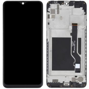 Дисплей (Экран) ZTE Blade A7S 2020 с тачскрином (сенсором) черный с рамкой