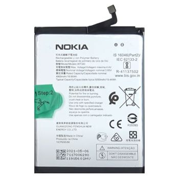 Батарея (аккумулятор) Nokia G10 TA-1334, TA-1351, TA-1346, TA-1338 WT340 5050mAh Оригинал