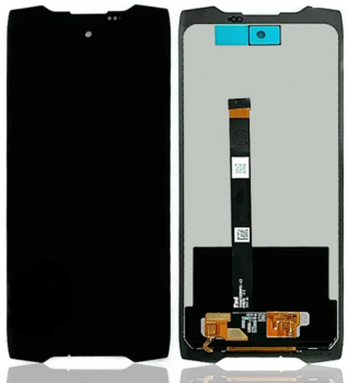 Дисплей (Экран) Blackview BV9300 с тачскрином (сенсором) черный Оригинал