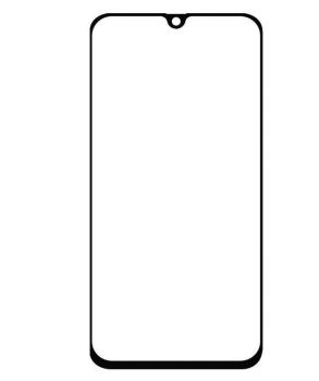 Cтекло дисплея Samsung A405 (SM-A405F) Galaxy A40 2019 черное Оригинал