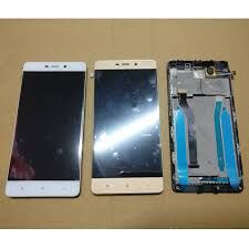 Дисплей (Экран) (LCD) Xiaomi Redmi 4 Prime, Redmi 4 Pro с сенсором золотой + рамка