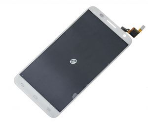 Дисплей (Экран) (LCD) Alcatel 6050Y One Touch Idol 2S, 6050D с сенсором белый Оригинал