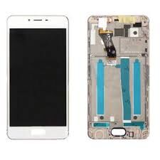Дисплей (Экран) (LCD) Meizu M6s с сенсором белый + рамка Оригинал