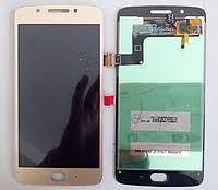 Дисплей (Экран) (LCD) Motorola XT1670 Moto G5, XT1672, XT1675, XT1676 с сенсором золотой