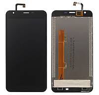 Дисплей (Экран) (LCD) Oukitel K7000 с сенсором чёрный Оригинал
