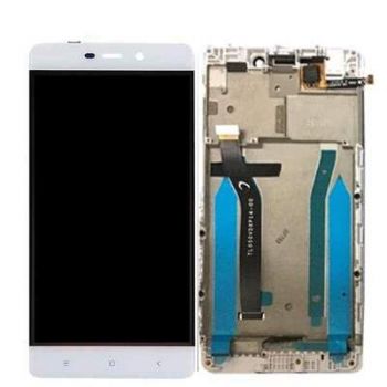 Дисплей (Экран) (LCD) Xiaomi Redmi 4A с сенсором белый + рамка