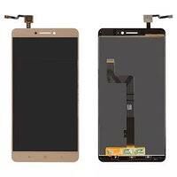 Дисплей (Экран) (LCD) Xiaomi Mi Max, Mi Max Pro, Mi Max Prime с сенсором золотой Оригинал