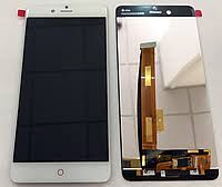 Дисплей (Экран) (LCD) ZTE Nubia Z17 Mini с сенсором белый Оригинал