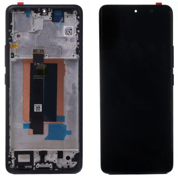Дисплей (Экран) Xiaomi Redmi Note 13 Pro Plus 23090RA98C, 23090RA98G с тачскрином (сенсором) черный с рамкой OLED