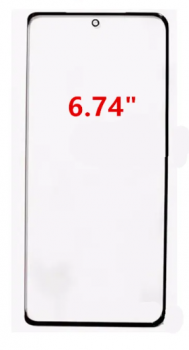 Cтекло дисплея OnePlus 11R CPH2487. OnePlus Ace 2 PHK110 черное Оригинал