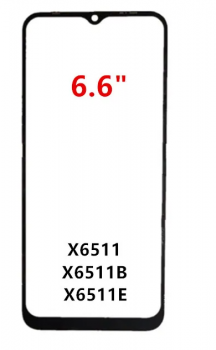 Cтекло дисплея Infinix Smart 6 X6511, X6511B, X6511E черное Оригинал
