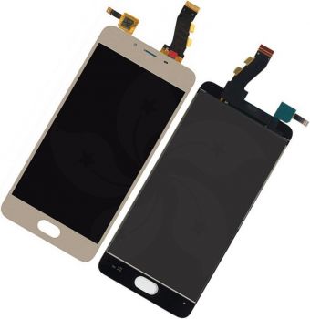 Дисплей (Экран) (LCD) Meizu U10 (U680H) с сенсором золотой Оригинал