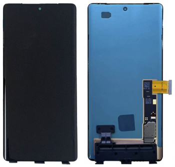 Дисплей (Экран) Google Pixel 7 Pro GP4BC, GE2AE с тачскрином (сенсором) черный Оригинал