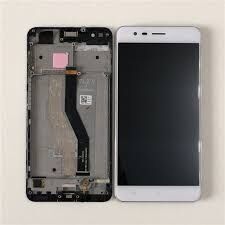 Дисплей (Экран) Asus ZE553KL ZenFone 3 Zoom Z01HDA, Z01HD с тачскрином (сенсором) белый с рамкой Оригинал