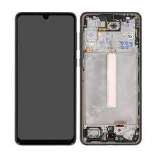 Дисплей (Экран) Samsung A336 (SM-A336B, SM-A336B/DS) Galaxy A33 5G с тачскрином (сенсором) черный с рамкой Оригинал