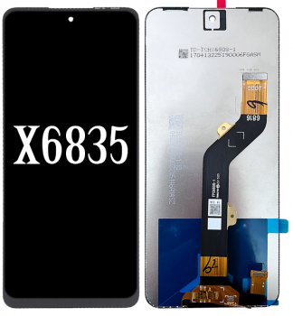 Дисплей (Экран) Infinix Hot 30 Play NFC X6835, X6835B с тачскрином (сенсором) черный Оригинал