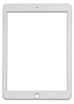 Cтекло дисплея Apple iPad mini 5 2019 A2126, A2124, A2133, A2125 белое Оригинал
