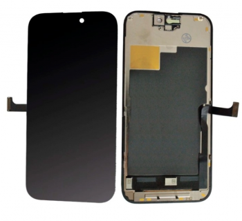 Дисплей (Экран) Apple iPhone 15 Pro A2848, A3101, A3102, A3104 с тачскрином (сенсором) черный TFT