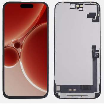 Дисплей (Экран) Apple iPhone 16 Plus A3290, A3082, A3289, A3291 с тачскрином (сенсором) черный TFT