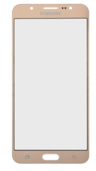 Cтекло дисплея Samsung J710F Galaxy J7 (2016) золотое + OCA пленка Оригинал