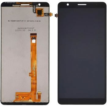 Дисплей (Экран) ZTE Blade L210 с тачскрином (сенсором) черный