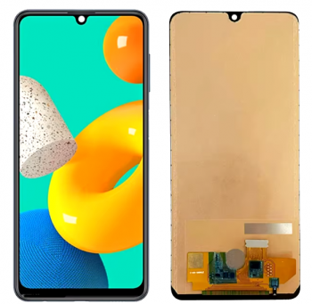 Дисплей (Экран) Samsung M325 (SM-M325F, SM-M325F/DS) Galaxy M32 с тачскрином (сенсором) черный TFT