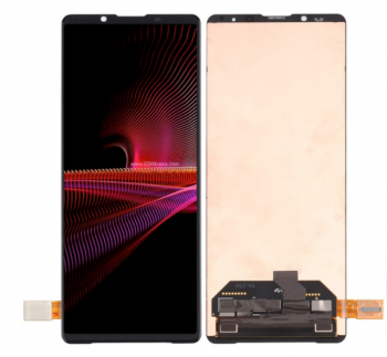 Дисплей (Экран) Sony Xperia 1 III XQ-BC72, XQ-BC52 с тачскрином (сенсором) черный Оригинал
