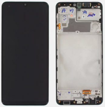 Дисплей (Экран) Samsung A165 (SM-A165F, SM-A165F/DS) Galaxy A16 4G с тачскрином (сенсором) черный с рамкой Оригинал