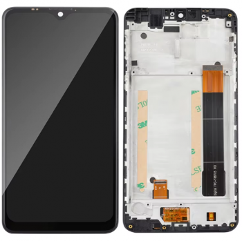 Дисплей (Экран) Blackview A80, A80s с тачскрином (сенсором) черный с рамкой Оригинал