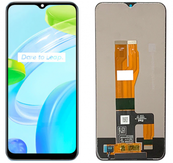Дисплей (Экран) Realme Narzo 50i Prime RMX3506 с тачскрином (сенсором) черный Оригинал