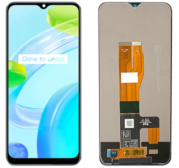 Дисплей (Экран) Realme C33 RMX3624, RMX3627, Realme C30 RMX3581, Realme C30s с тачскрином (сенсором) черный Оригинал