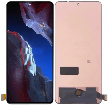 Дисплей (Экран) Xiaomi Poco F5 Pro 23013PC75G с тачскрином (сенсором) черный Оригинал