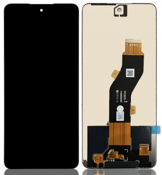 Дисплей (Экран) Tecno Spark 20C BG7n, BG7 с тачскрином (сенсором) черный Оригинал
