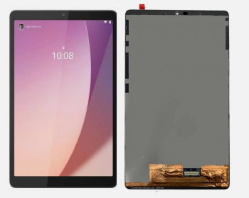 Дисплей (Экран) Lenovo TB300FU, TB300XU, TB-300FU, TB-300XU Tab M8 4nd Gen с тачскрином (сенсором) черный Оригинал