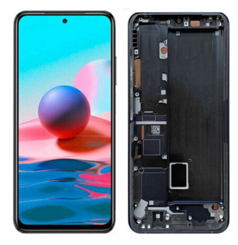 Дисплей (Экран) Xiaomi Mi Note 10, Mi Note 10 Pro, Mi CC9 Pro, Mi Note 10 Lite M2002F4LG с тачскрином (сенсором) черный с рамкой OLED