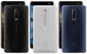 Задняя крышка Nokia 6.1 Dual Sim TA-1043, TA-1045, TA-1054, TA-1050, TA-1068 синяя Оригинал