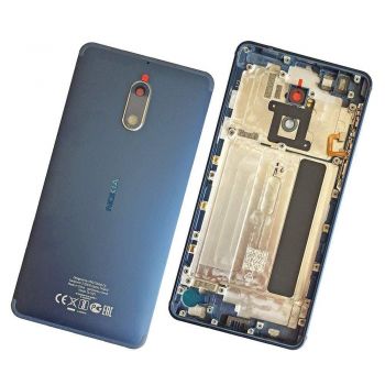 Задняя крышка Nokia 6 Dual SIM TA-1021, TA-1033, TA-1000, TA-1003, TA-1025, TA-1039 синяя Оригинал