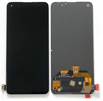 Дисплей (Экран) OnePlus Nord 2T 5G CPH2399, CPH2401 с тачскрином (сенсором) черный OLED