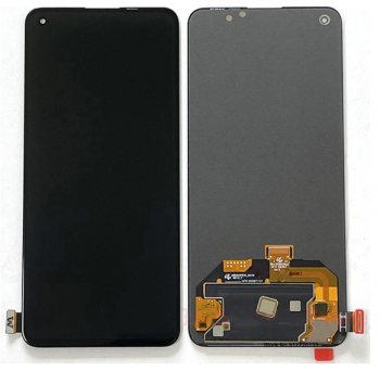 Дисплей (Экран) OnePlus Nord 2T 5G CPH2399, CPH2401 с тачскрином (сенсором) черный Оригинал