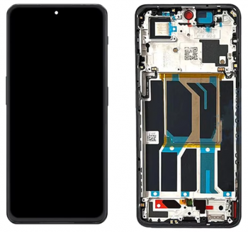 Дисплей (Экран) OnePlus Nord 3 5G CPH2491, CPH2493 с тачскрином (сенсором) черный с рамкой Оригинал