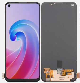 Дисплей (Экран) Oppo A96 5G PFUM10 с тачскрином (сенсором) черный OLED