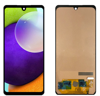 Дисплей (Экран) Samsung A528 (SM-A528B, SM-A528B/DS) Galaxy A52s 5G с тачскрином (сенсором) черный Оригинал