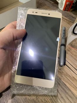 Дисплей (Экран) ZTE Blade A6 Max A0605 с тачскрином (сенсором) золотой Оригинал