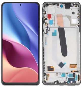 Дисплей (Экран) Xiaomi Mi11i M2012K11G, Mi11X M2012K11AI с тачскрином (сенсором) черный с рамкой OLED